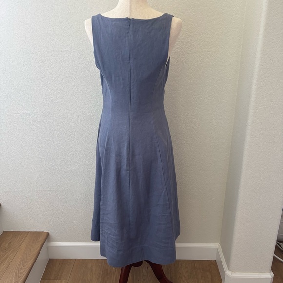 Reformation Sebastian linen button down midi dress size 6 - Picture 8 of 14